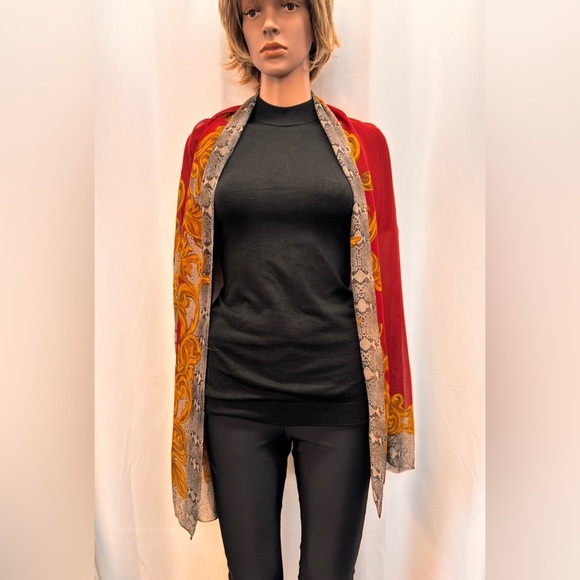 Ralph Lauren vintage baroque silk wrap - Picture 6 of 17